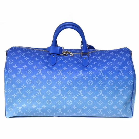 Louis Vuitton Clouds Bag Bandouliere Canvas 50 Keepall Blue - Picture 1 of 13